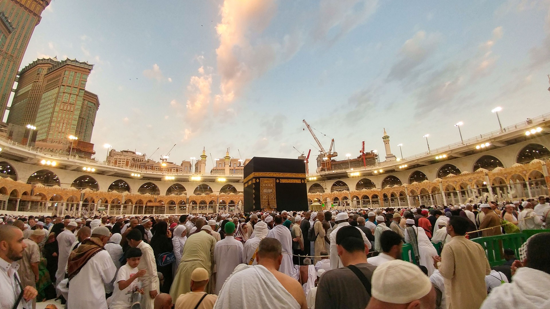 Kaaba in Masjid Al Haram in Mecca Saudi Arabia